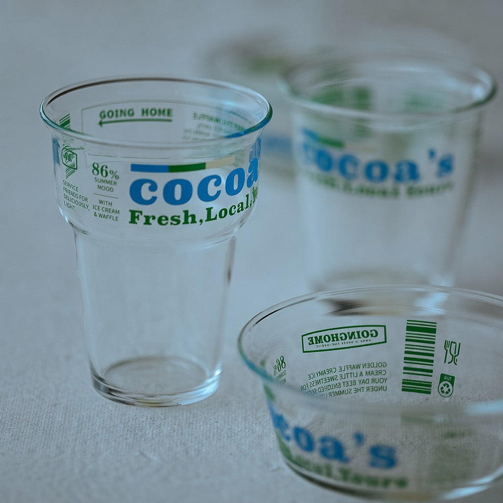 Waffle Grip Cup — One-Hand Borosilicate Glass